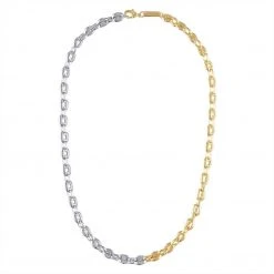 Machete Jewelry Petite Coffee Bead Necklace In Gold + Silver
