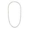 Machete Jewelry Petite Coffee Bead Necklace In Silver
