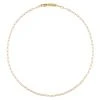 Machete Petite Oval Link Necklace In Gold Jewelry