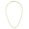 Machete Jewelry Petite Paperclip Chain Necklace In Gold