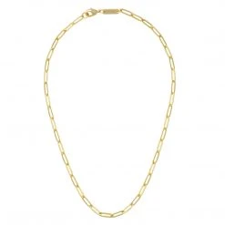 Machete Jewelry Petite Paperclip Chain Necklace In Gold