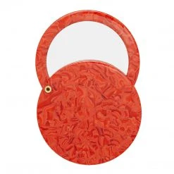 Machete Circle Mirror In Poppy