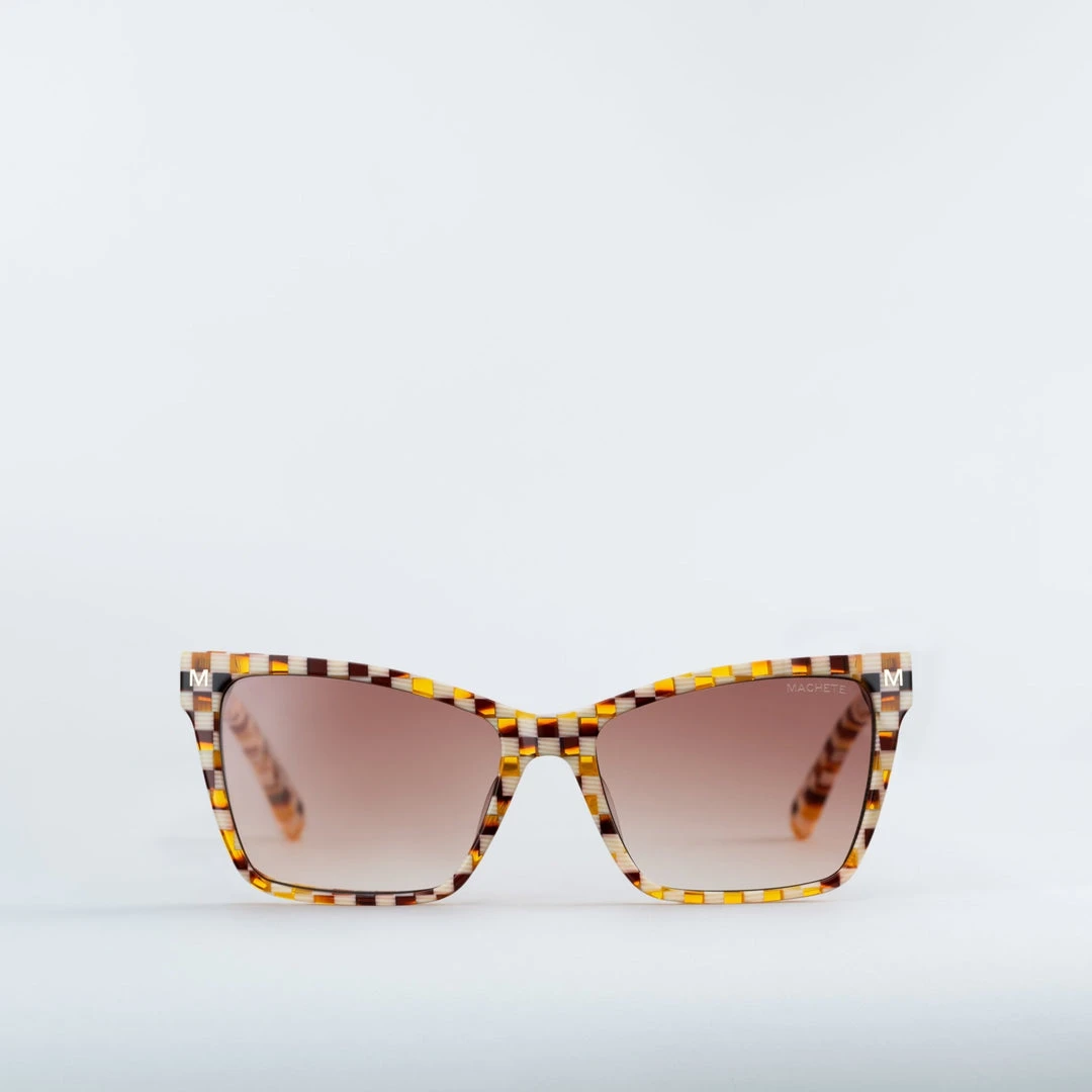 Machete Sally - Sunglasses In Tortoise Checker THE SPOTLIGHT 3 Machete Sally - Sunglasses In Tortoise Checker THE SPOTLIGHT