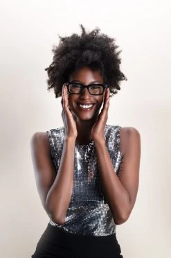 Machete Ruby - Optical Blue Light Frames In Black Eyewear