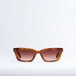 Machete Ruby Sunglasses In Dark Tortoise Stripe