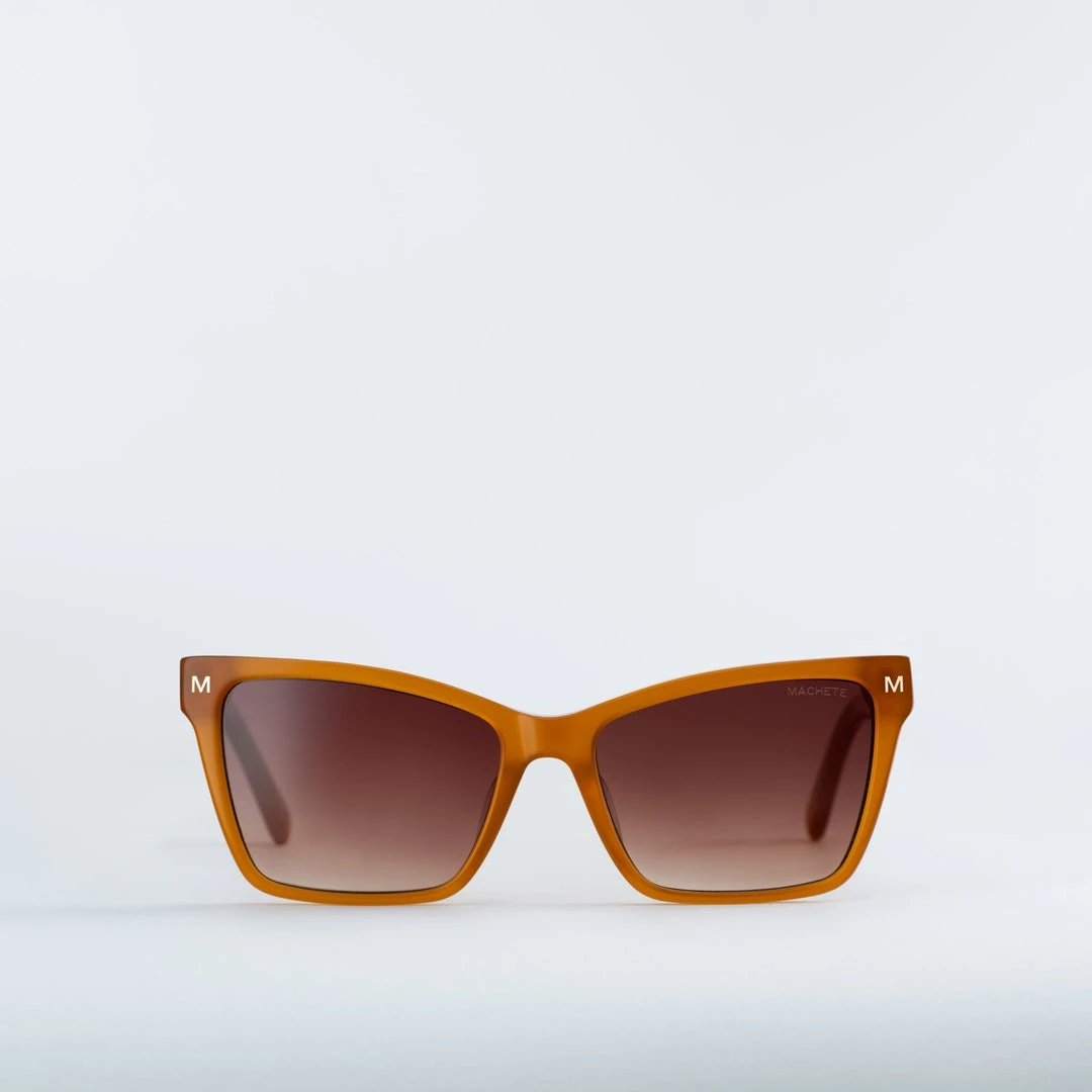 Machete Sally - Sunglasses In Cognac 3 Machete Sally - Sunglasses In Cognac