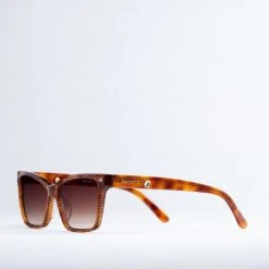 Machete Eyewear Sally Sunglasses In Dark Tortoise Stripe
