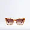 Machete Eyewear Sally Sunglasses In Light Tortoise Stripe