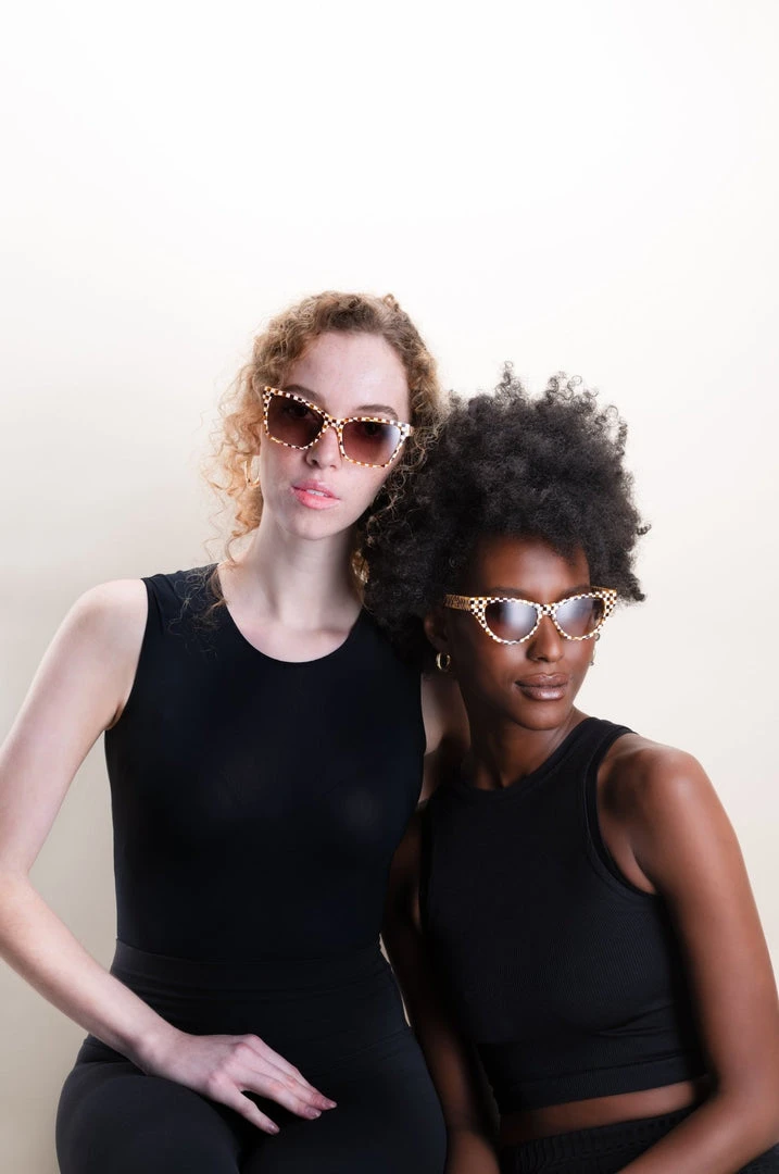 Machete Sally - Sunglasses In Tortoise Checker THE SPOTLIGHT 4 Machete Sally - Sunglasses In Tortoise Checker THE SPOTLIGHT