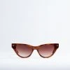 Machete Eyewear Suzy Sunglasses In Dark Tortoise Stripe