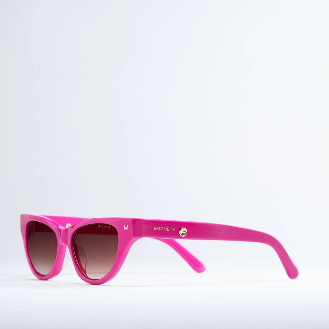 Machete Suzy Sunglasses In Neon Pink Eyewear 4 Machete Suzy Sunglasses In Neon Pink Eyewear