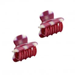 Machete Twin Heirloom Claws In Fuchsia Checker